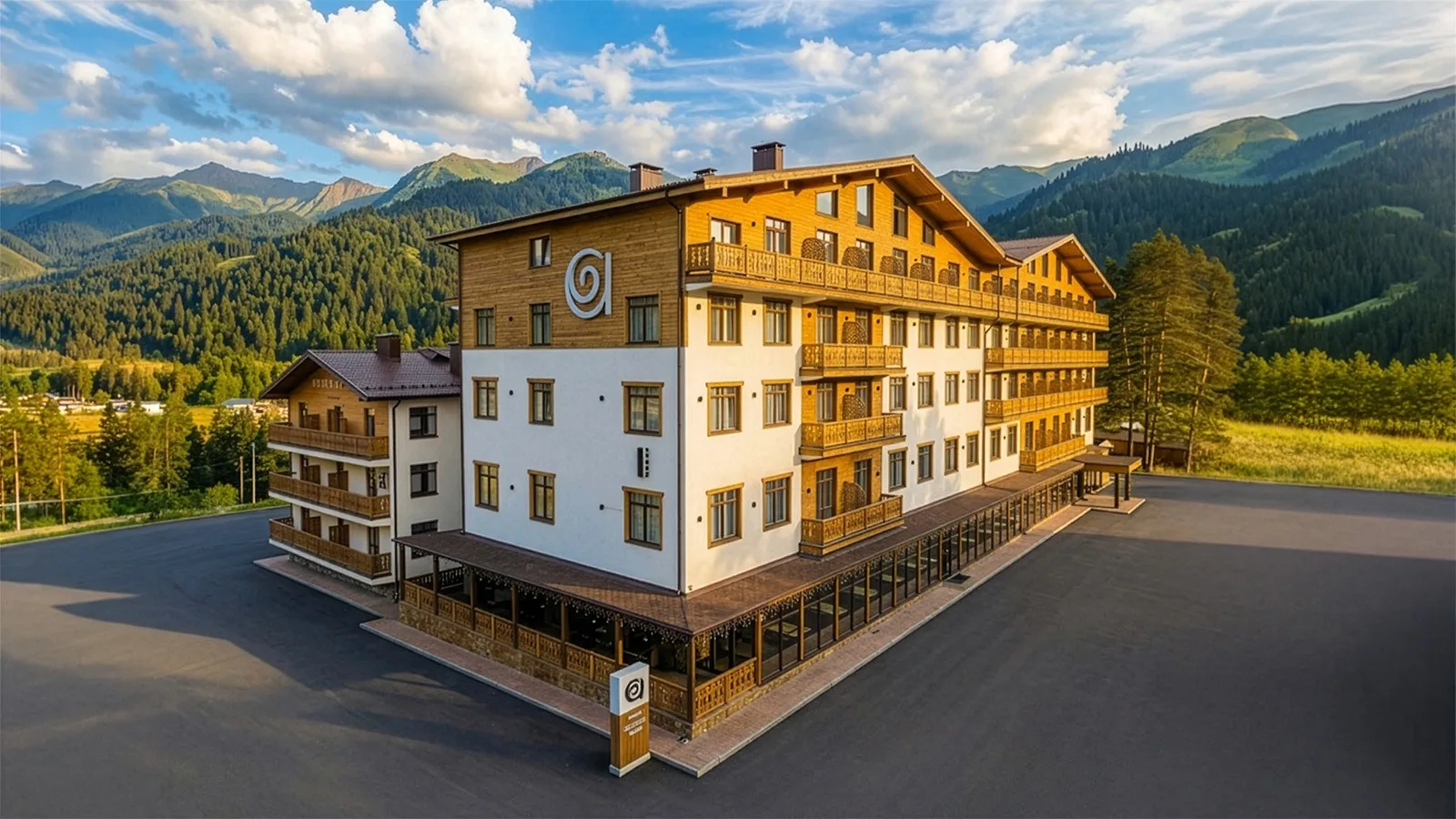 Отель 4*, 162 номера, ГКЛ Архыз, КЧР